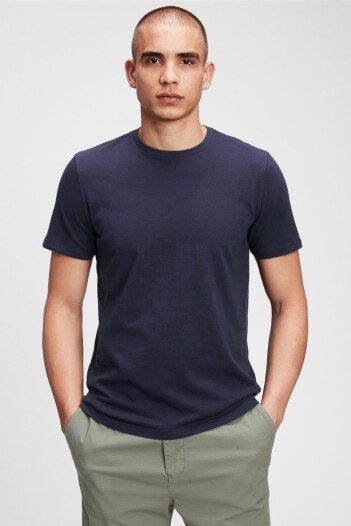 Remera Básica Cuello Redondo Hombre Tapestry Navy