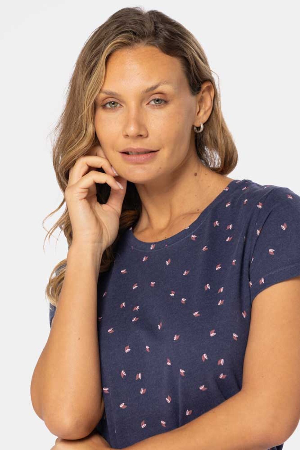 REMERA ESTAMPADA Azul