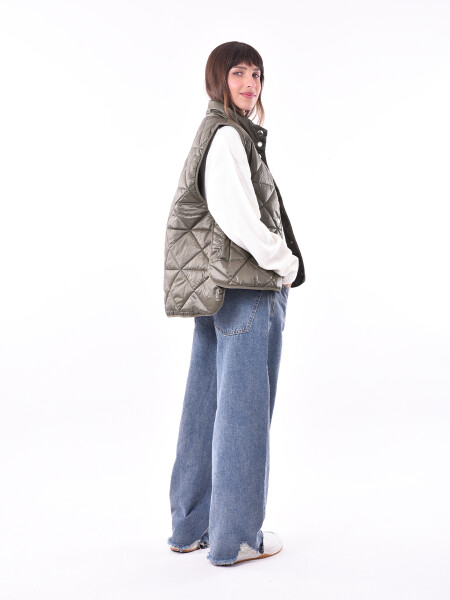 CHALECO BETTINA VERDE MILI