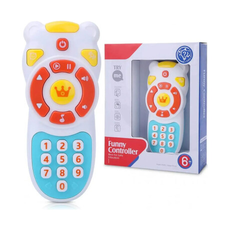 Control Remoto Didáctico Con Luz Sonido Para Bebe Huanger Control Remoto Didáctico Con Luz Sonido Para Bebe Huanger