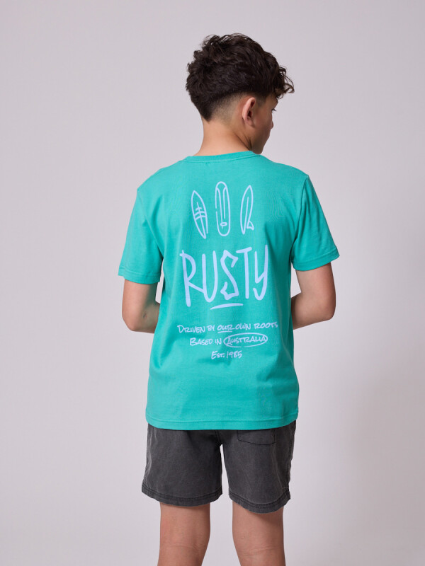 T-SHIRT ROKAI TEEN RUSTY Aqua