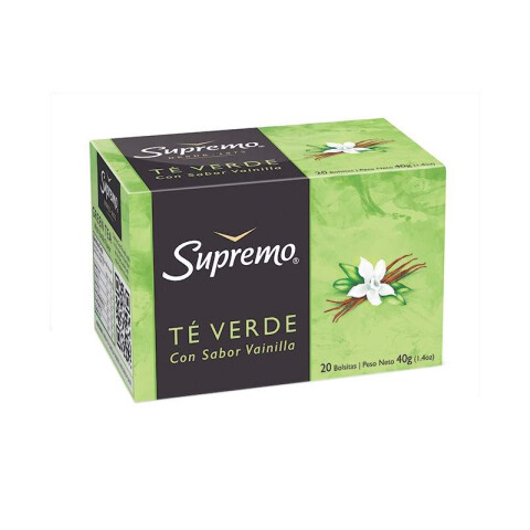 SUPREMO VERDE CON VAINILLA X20 Supremo Verde C/vain X20