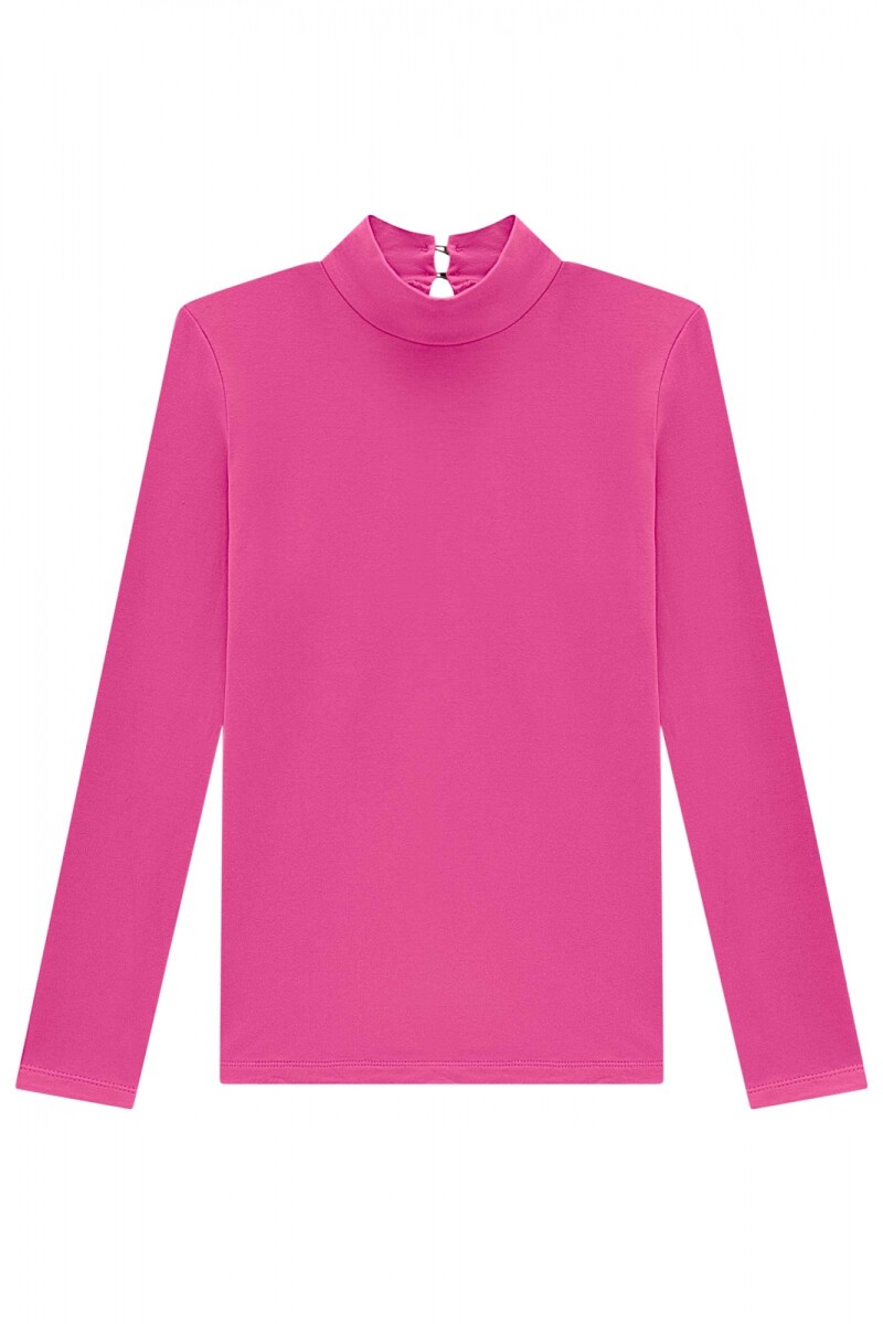 Blusa Manga Larga - Fucsia 