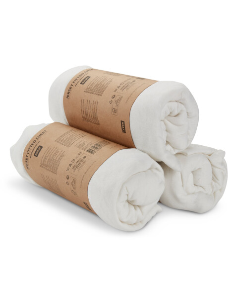 Sábana bajera ajust jersey JANNE 2 Plazas 140x200x30 blanco Sábana bajera ajust jersey JANNE 2 Plazas 140x200x30 blanco
