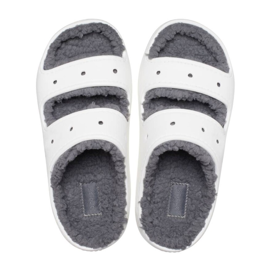 Sandalias Crocs Classic Cozzzy Sandal - Unisex White