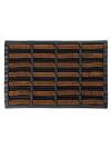 Felpudo NAVR 40x60 fibra coco nat/negro Felpudo NAVR 40x60 fibra coco nat/negro