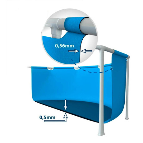 Piscina Intex Estructural 3834 L Rectangular + Regalo Cmb000155