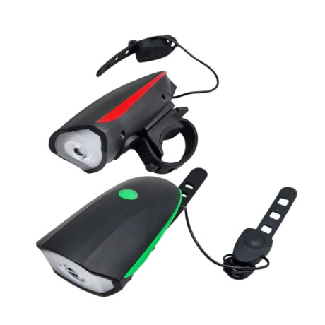 Luz Led Delantera Con Boton De Bocina Bicicleta Luz Led Delantera Con Boton De Bocina Bicicleta