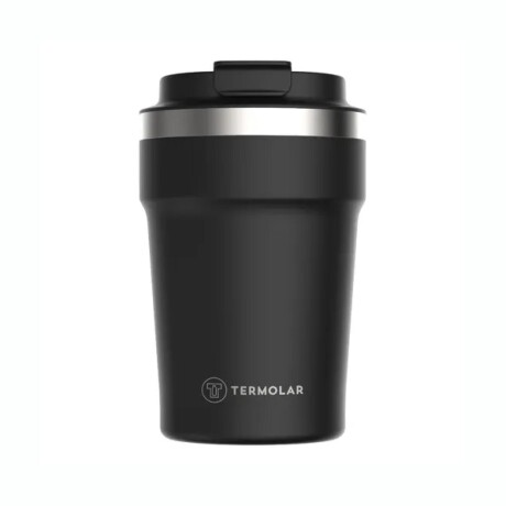VASO TERMICO TERMOLAR CON TAPA 380ML Vaso Térmico TERMOLAR Con Tapa Capacidad 380ML - Negro