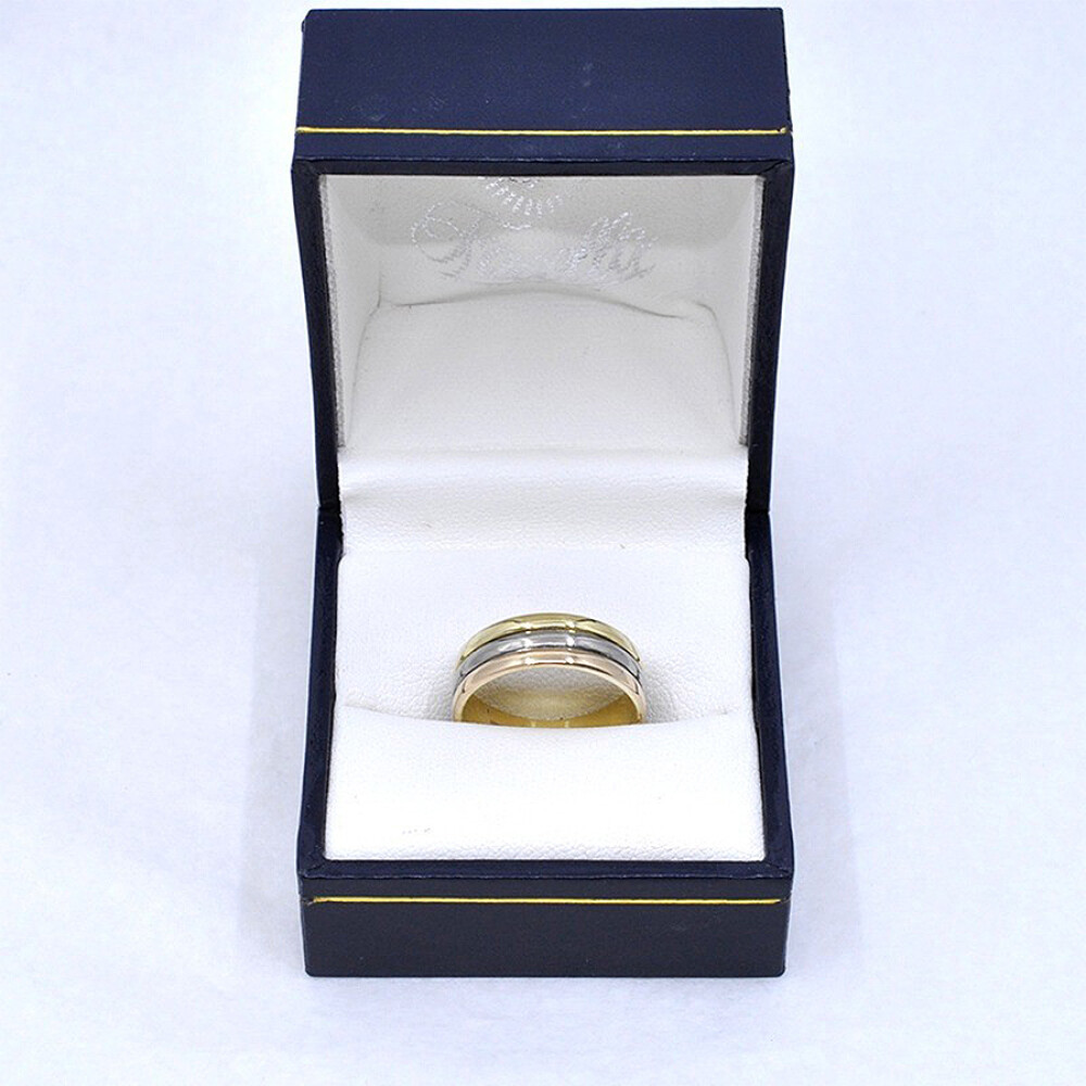 Anillo En Oro 18K De 3 Colores Anillo En Oro 18K De 3 Colores