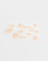Nail Art Uñas Postizas Con Diseño Efecto 3d Almendradas - Combinacion Bicolor