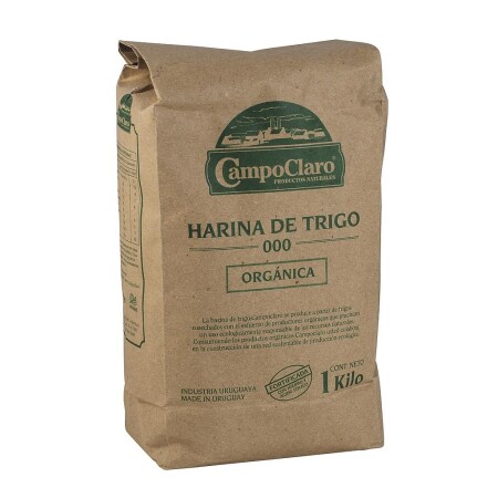 Harina orgánica Campo Claro 1 kg. Harina orgánica Campo Claro 1 kg.