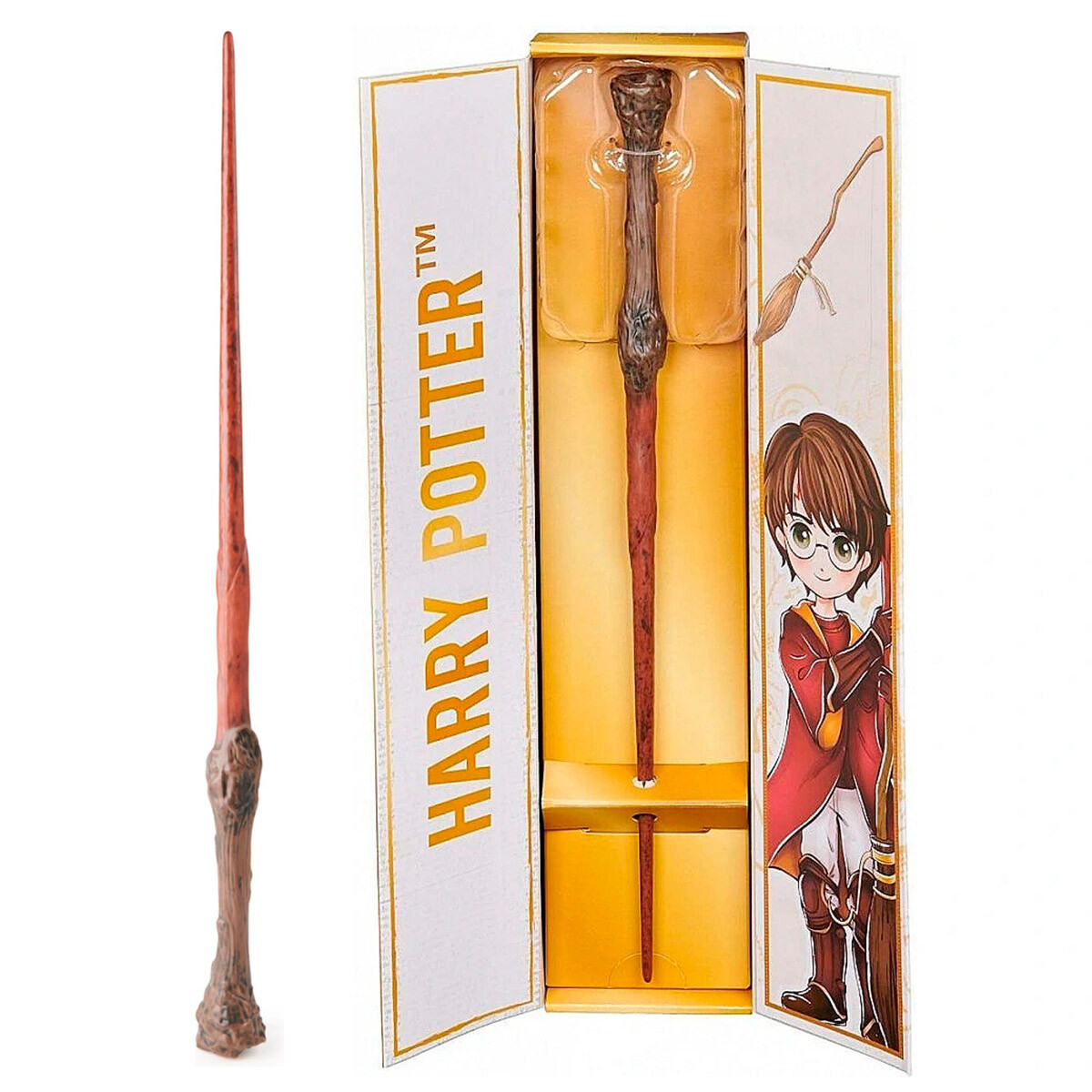 Varita Mágica Harry Potter 30cm Con Base Original - Harry 