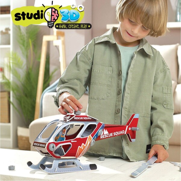 Puzzle Helicoptero Studio 3d Rompecabezas Niños Educa Puzzle Helicoptero Studio 3d Rompecabezas Niños Educa