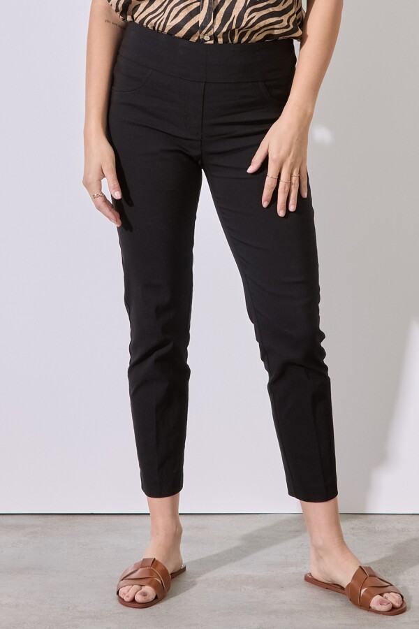 Pantalon Pretina Ancha NEGRO