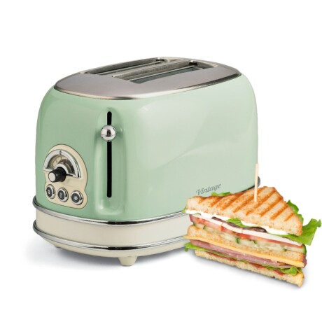 Tostadora 2 ranuras Vintage Verde Ariete Tostadora 2 ranuras Vintage Verde Ariete