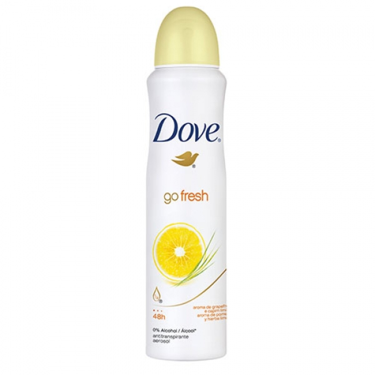 Desodorante Aerosol Dove Pomelo Y Limón 89 Grs. 