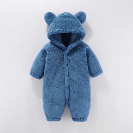 Body Oso Para Bebé Talle 6 Meses Polar Azul