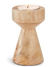 Portavelas JOHAN Ø6xA10cm madera Portavelas JOHAN Ø6xA10cm madera