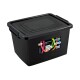 Set x6 Caja organizadora 20lts NEGRO