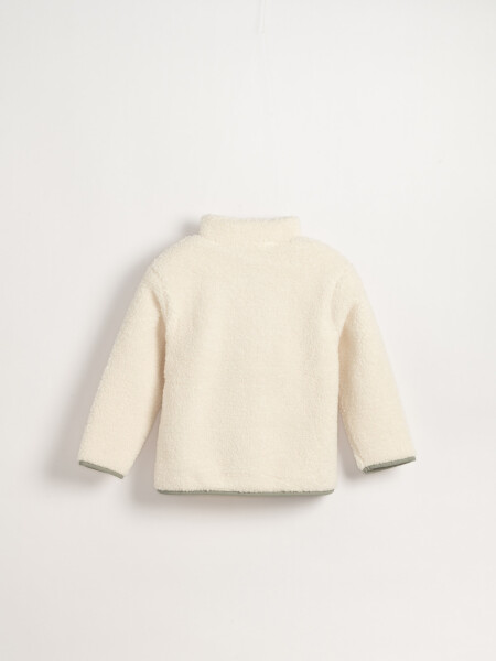 Campera de sherpa Crudo