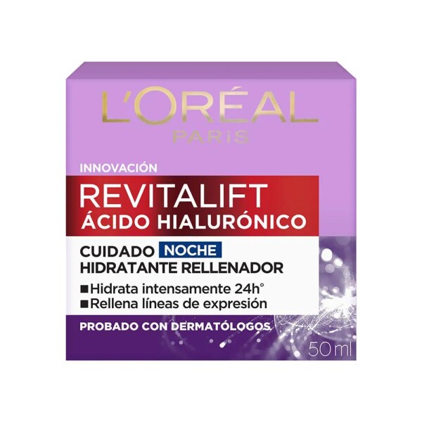 Crema de Noche Revitalift Ácido Hialurónico 50 ml - L'Oréal Crema de Noche Revitalift Ácido Hialurónico 50 ml - L'Oréal