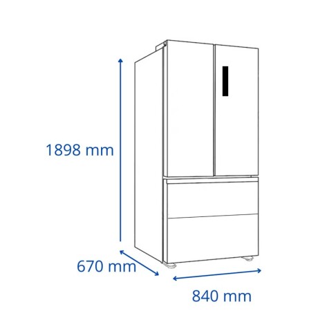 Heladera JAMES RJ460 Inverter 467 Litros Inox