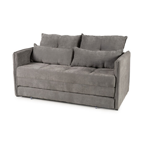 Sofá Cama Maya - Tela Microfibra Berlin 06 (Grafito)