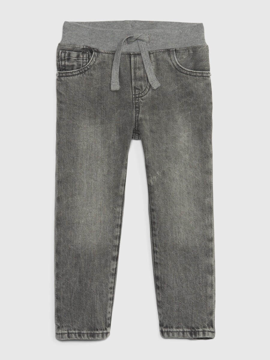 Jean Slim Toddler Niño - Grey 