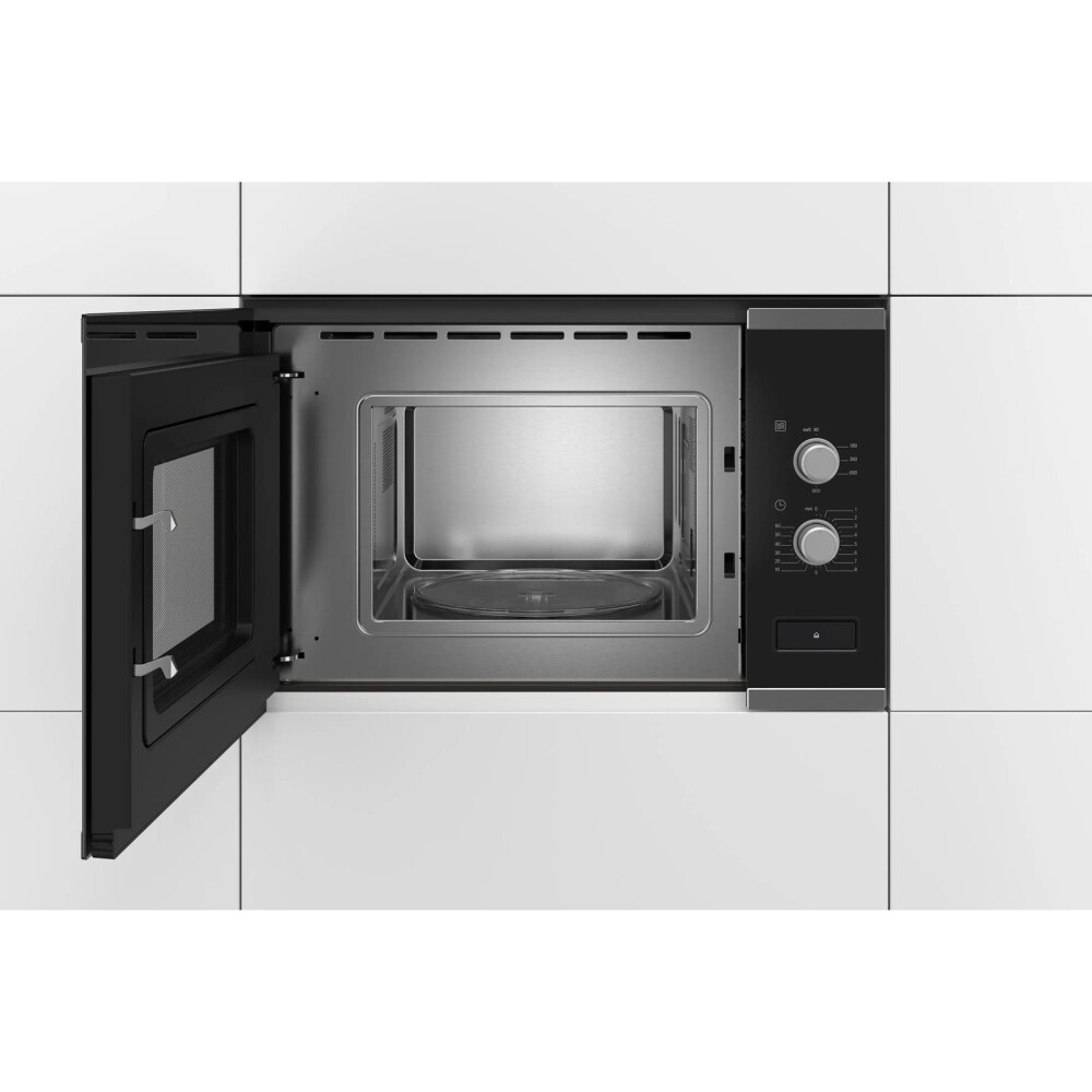 MICROONDAS DE EMPOTRAR 20-LITROS NEGRO BOSCH BFL520MS0