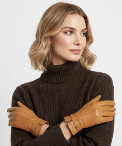 Guantes Eco Cuero MARRON
