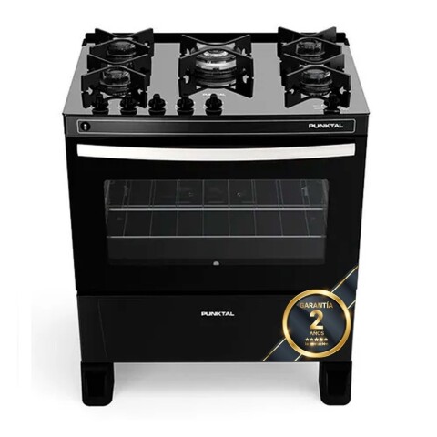 Cocina Punktal Pk-gl5b Glass 5 Color Negro Tipo de conexión Gas envasado Cocina Punktal Pk-gl5b Glass 5 Color Negro Tipo De Conexión Gas Envasado