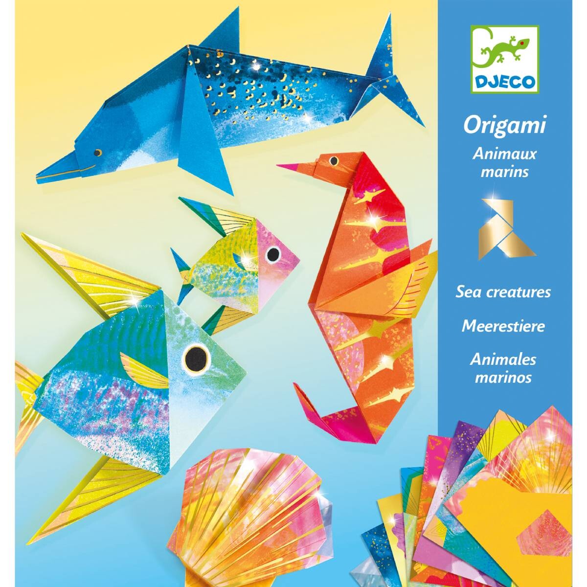 Origami Djeco - Animales Marinos 