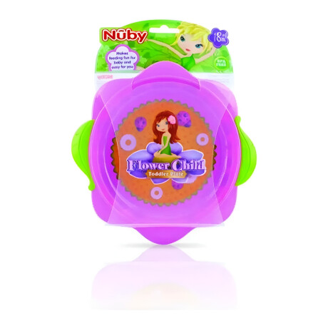 Plato Nuby para Bebes con Flores 001