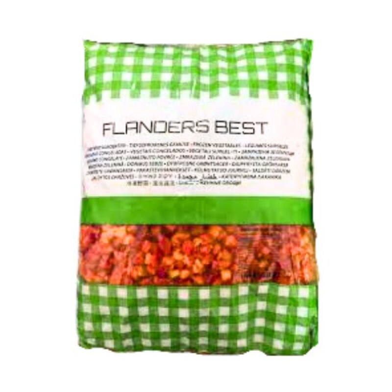 Morrón Rojo en cubos Flanders - 2,5 kg Morrón Rojo en cubos Flanders - 2,5 kg