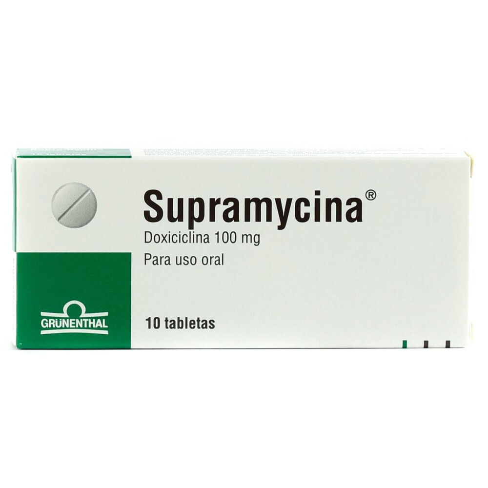 SUPRAMYCINA 100 MG. CJ X 10 COMPRIMIDOS única