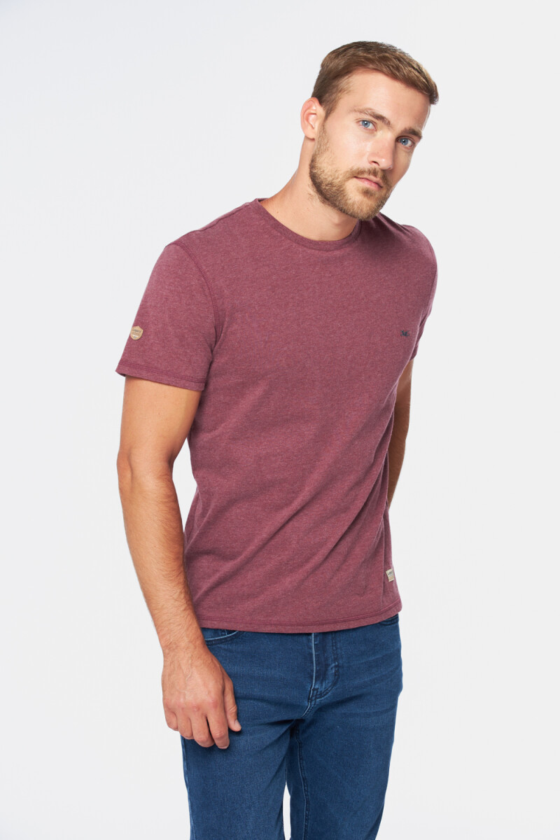 REMERA LISA - Bordo 