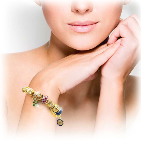 Pulsera bañada en oro de 18 kilates con piedras genuinas - Armonia Pulsera bañada en oro de 18 kilates con piedras genuinas - Armonia
