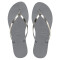 Sandalias de Mujer Havaianas You Metalic Gris Acero