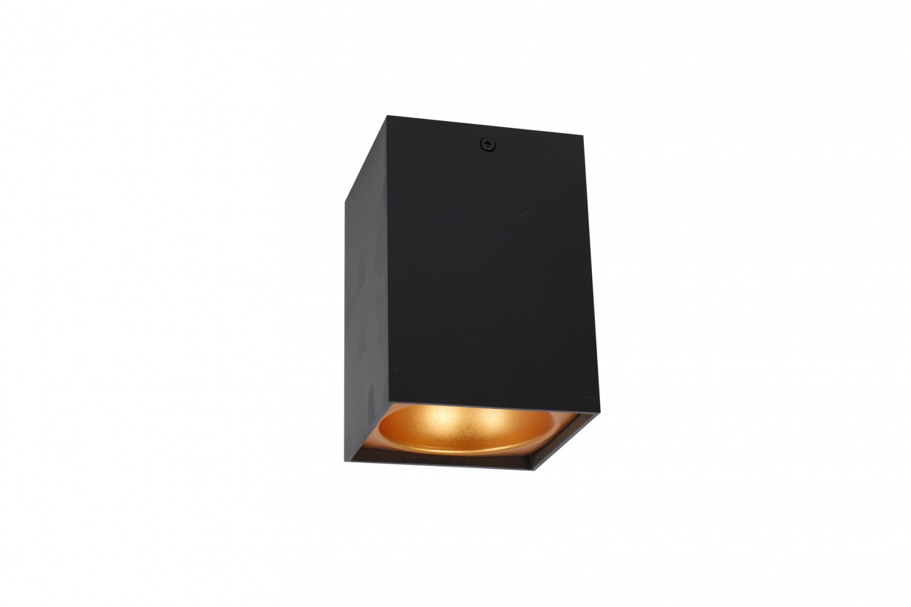Aplique Interior Unidireccional 1 Luz Negro Y Dorado 