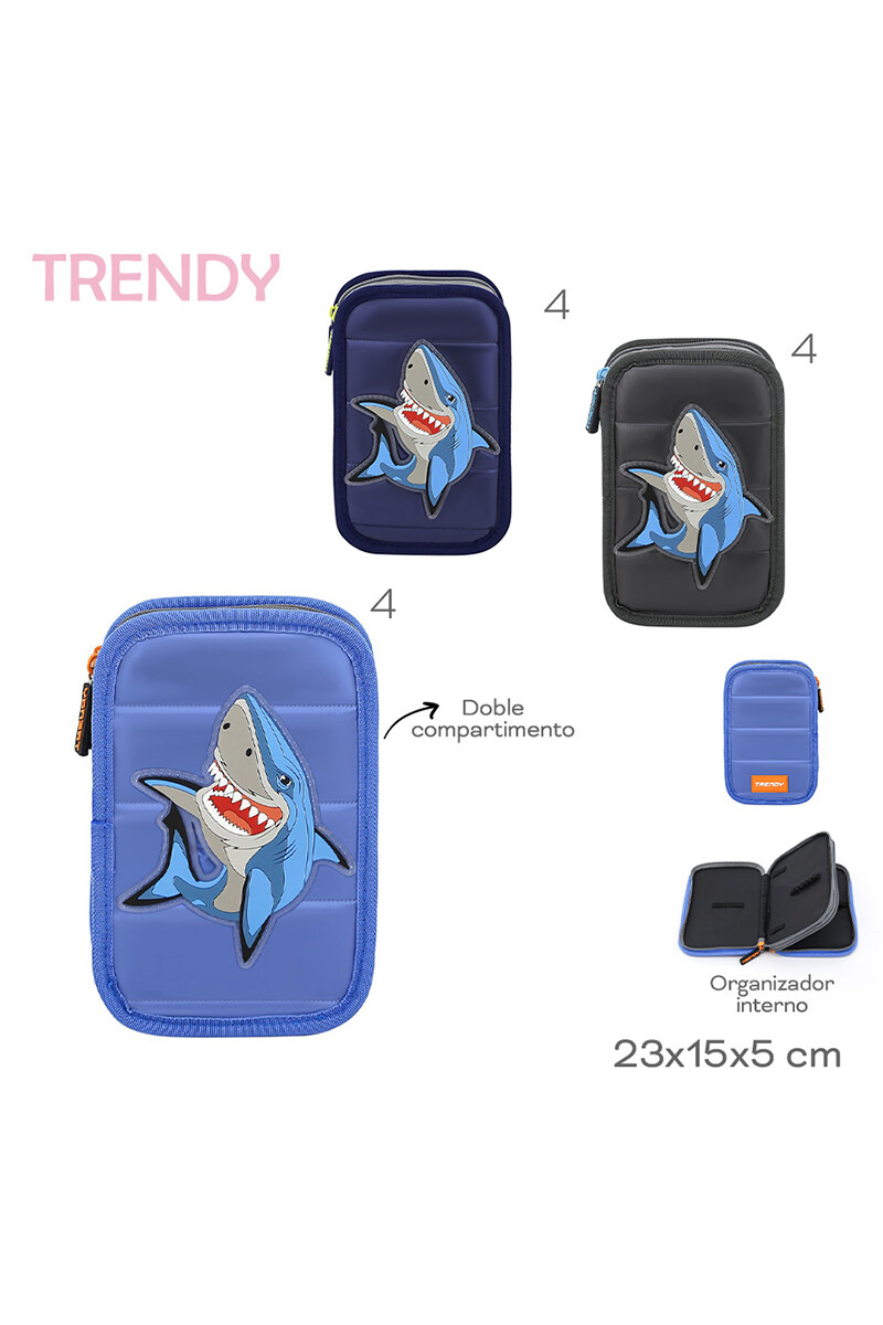 Cartuchera Trendy Celeste