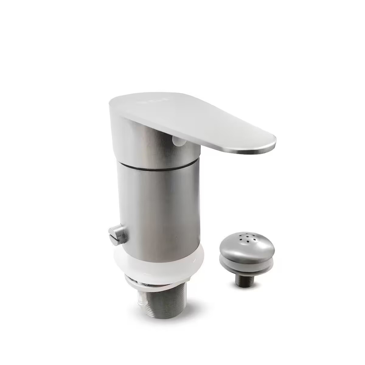 Grifería De Bidet Monocomando Con Transferencia Celtic Gris Satinado 