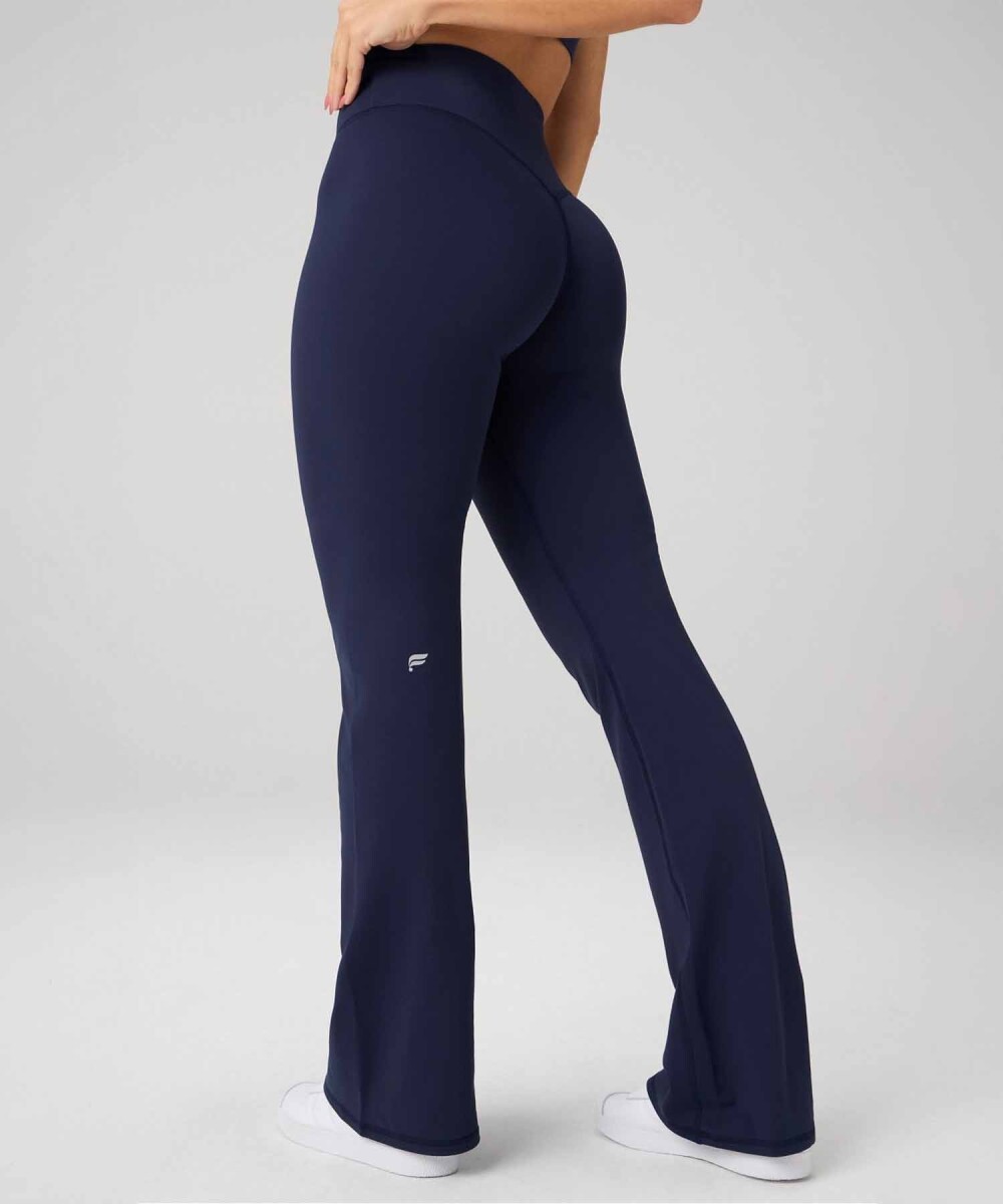 Leggings Flare PureLuxe High-Waisted TLC Kick Mujer - Deep Navy 