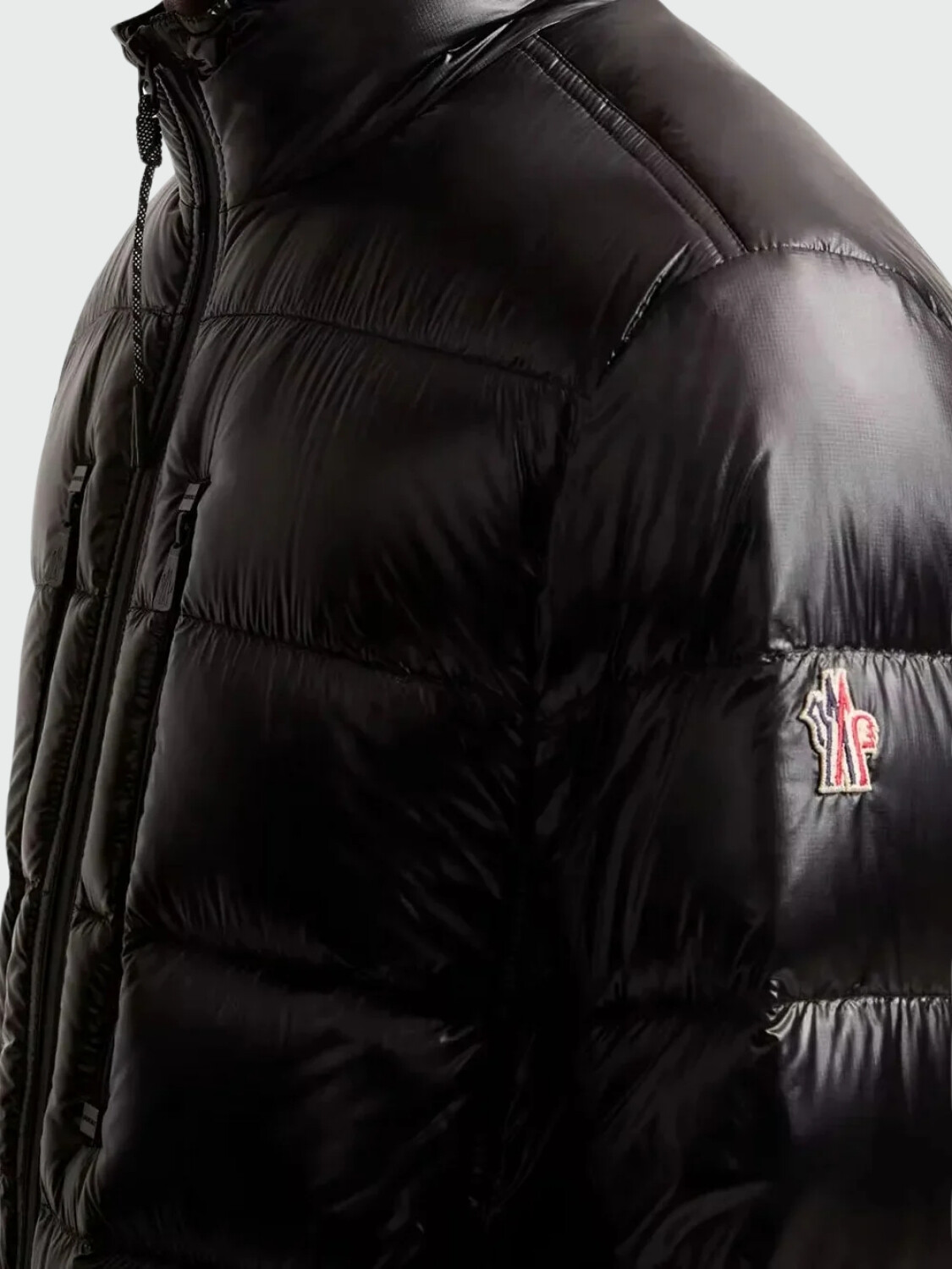 MONCLER - Campera Corta Orres Negro