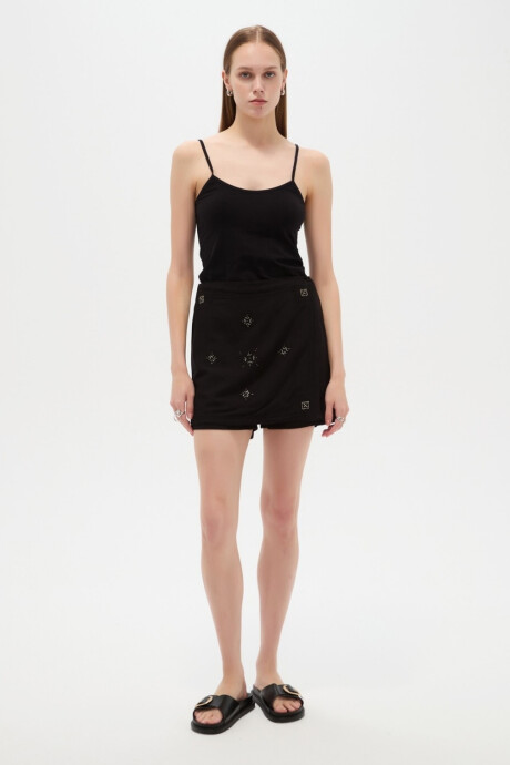 Short Pollera Closia Negro