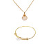 Collar y pulsera dorada Collar Y Pulsera Dorada