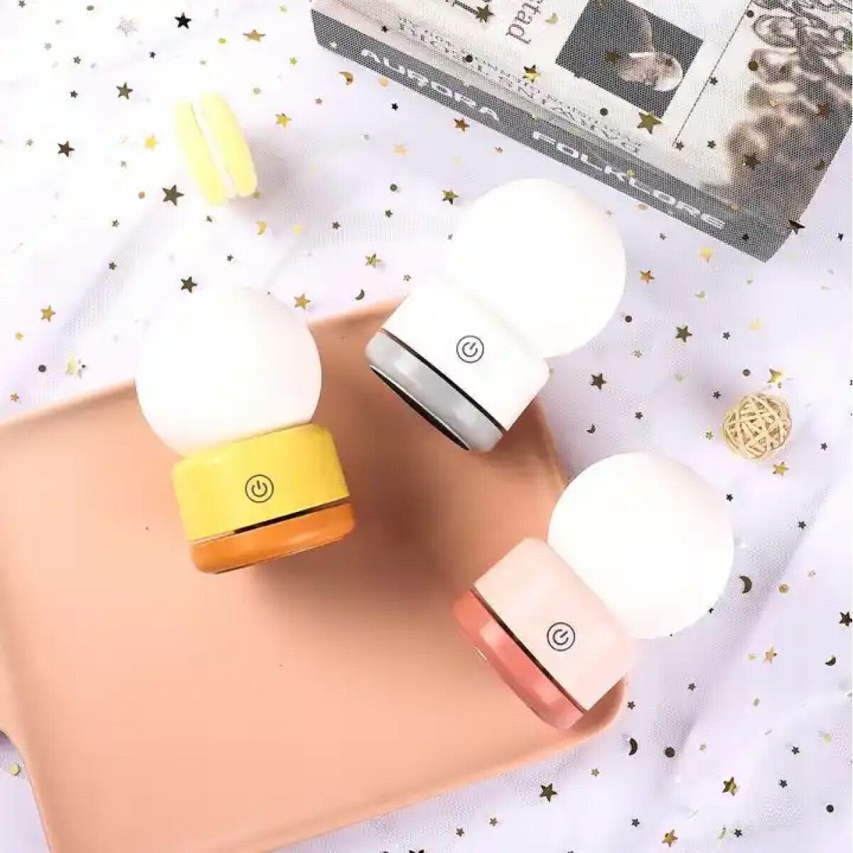 Luz veladora redonda - Rosada 