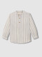 Camisa Mao Rayas Crudo