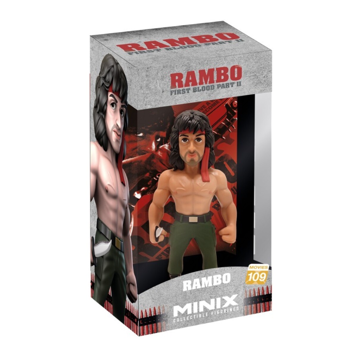Figura Coleccionable Minix MX14576 Película Rambo Bandana 