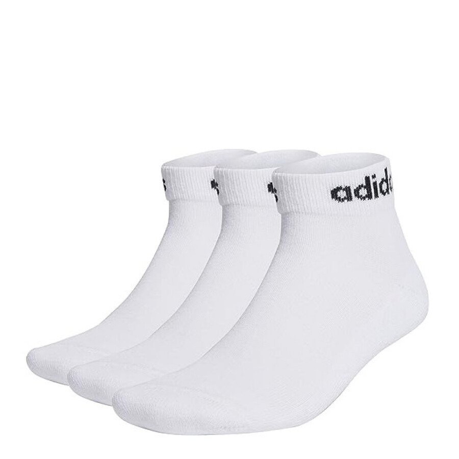 Medias Unisex Adidas X3 C LIN Blanco